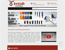 Tablet Screenshot of britishelectricals.com